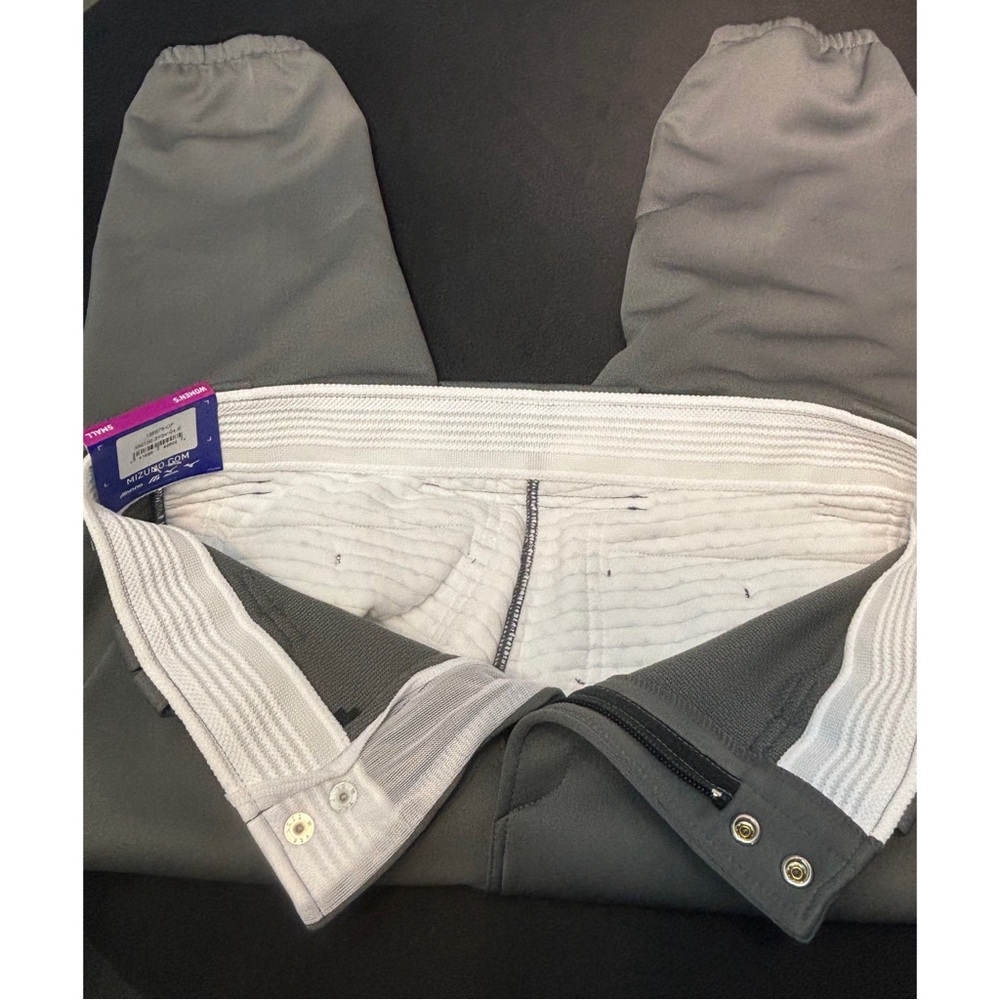 Mizuno Women’s Softball Pants Belted(loops) Small Grey NWT Official Athletic